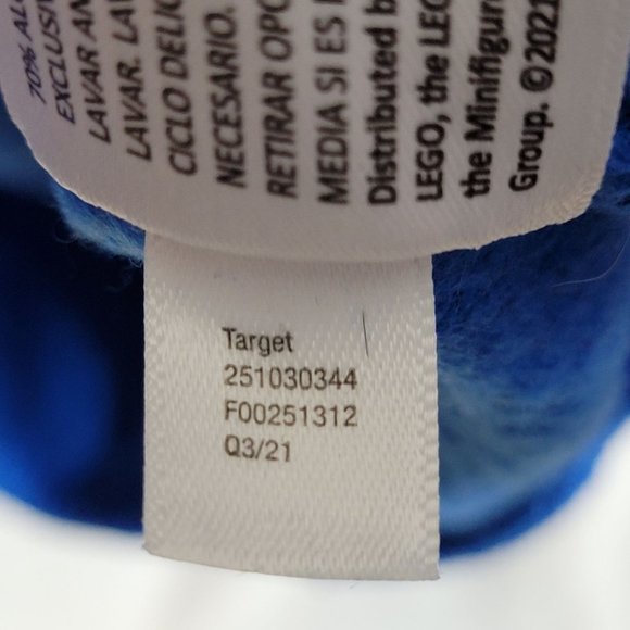 Target Lego Sweatshirt Zip Front Primary Colors Blue Red Yellow Adult XL - Picture 7 of 8